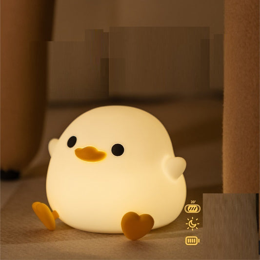 Doudou Duck Silicone Alarm Lamp