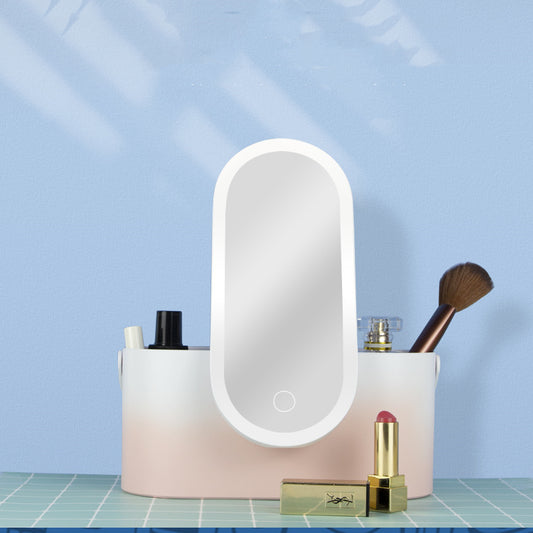 Portable Mirror With Lamp