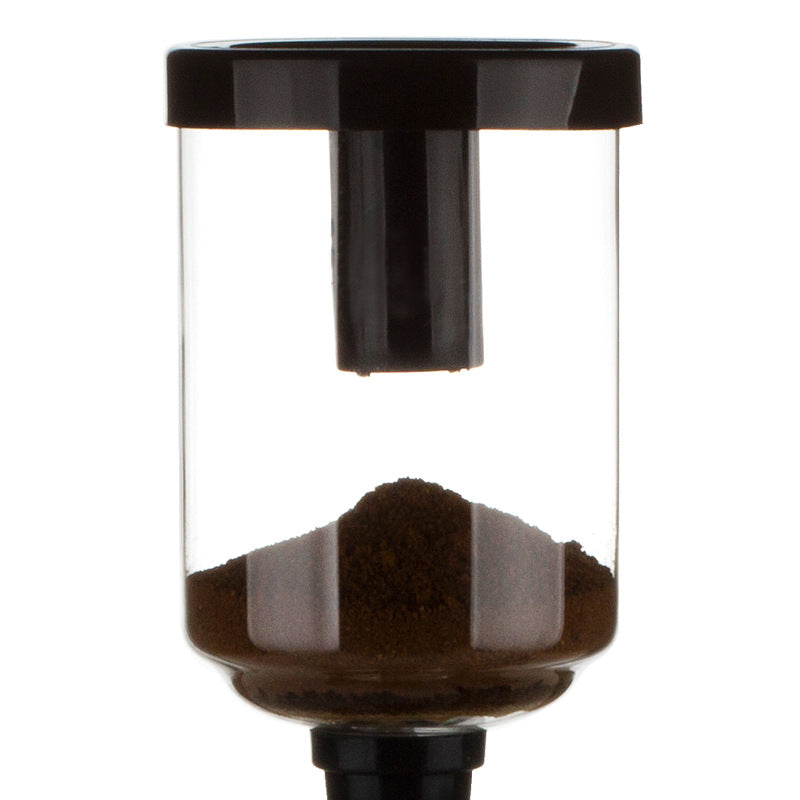Classic Siphon Coffee Pot Glass Siphon Pot With Black Handle