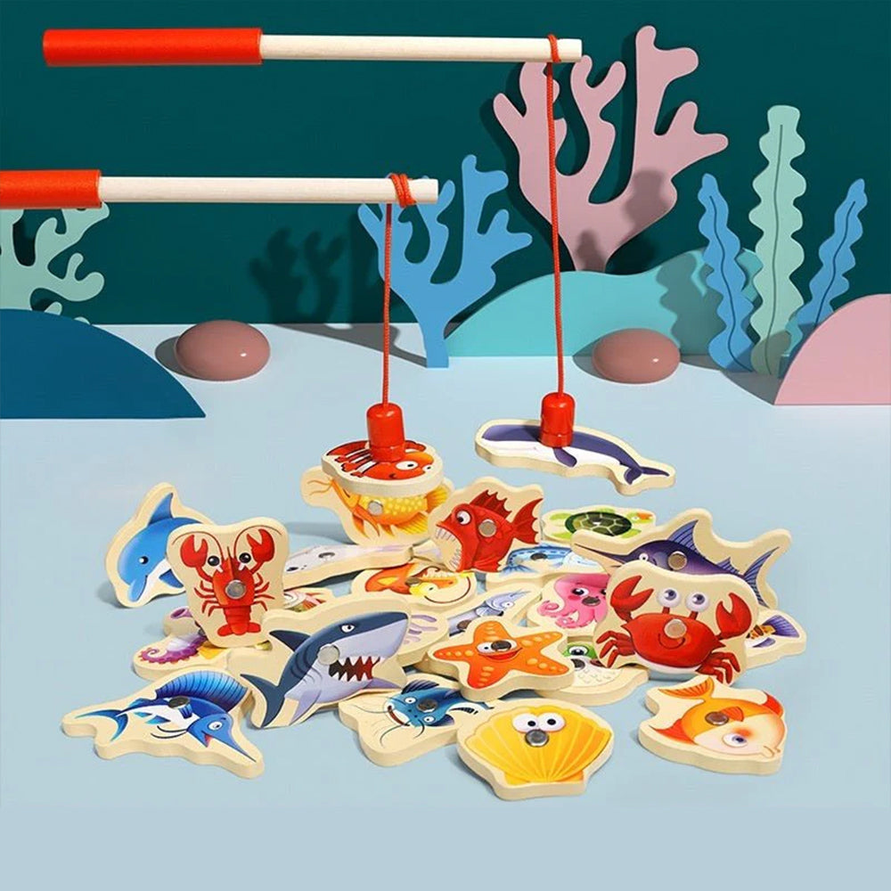 Children's Educational Magnetic Ocean Fishing Toys