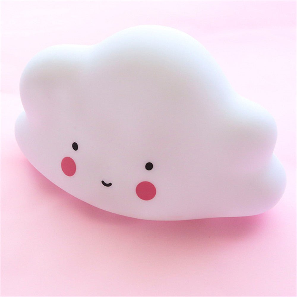 Home bedroom decoration white cloud night light