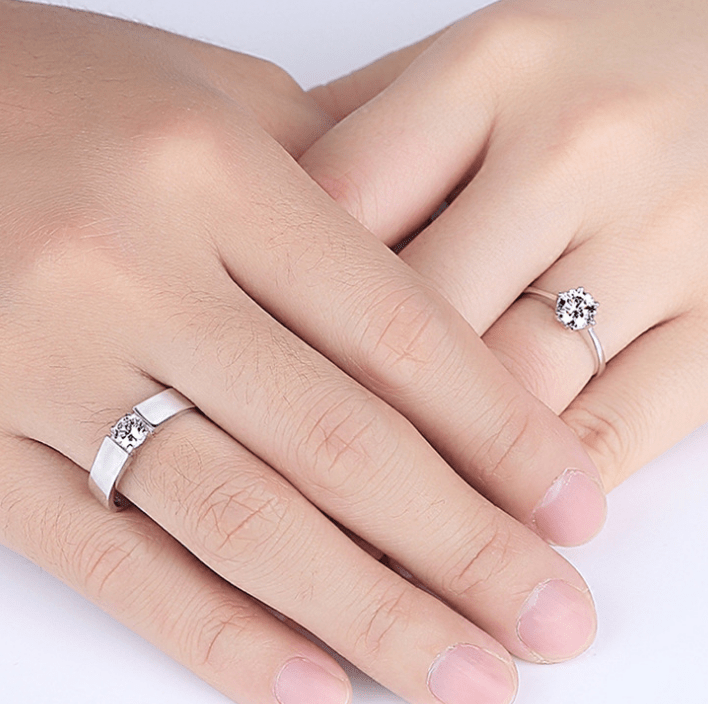 Fashion Crystal CZ Stone Wedding Engagement Rings