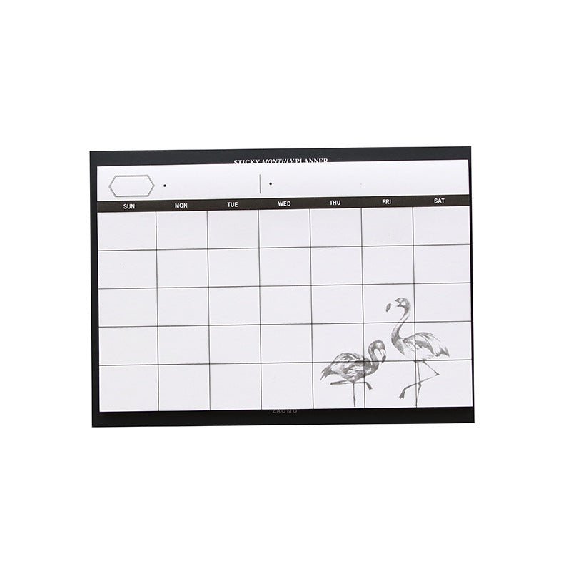 Creative And Simple Desktop Schedule Note Book