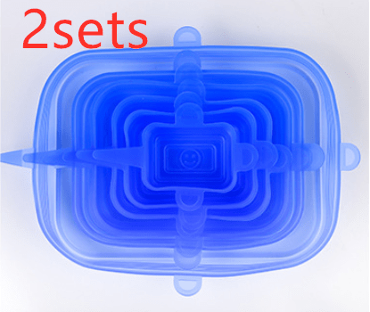 Silicone Set for Sealing Fruits and Vegetables 6-12-24 Pieces