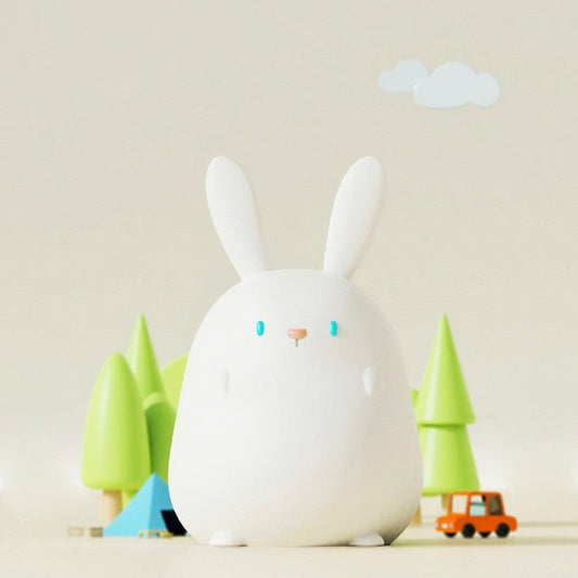 Creative Home Decoration Bunny Shape Silicone Night Light