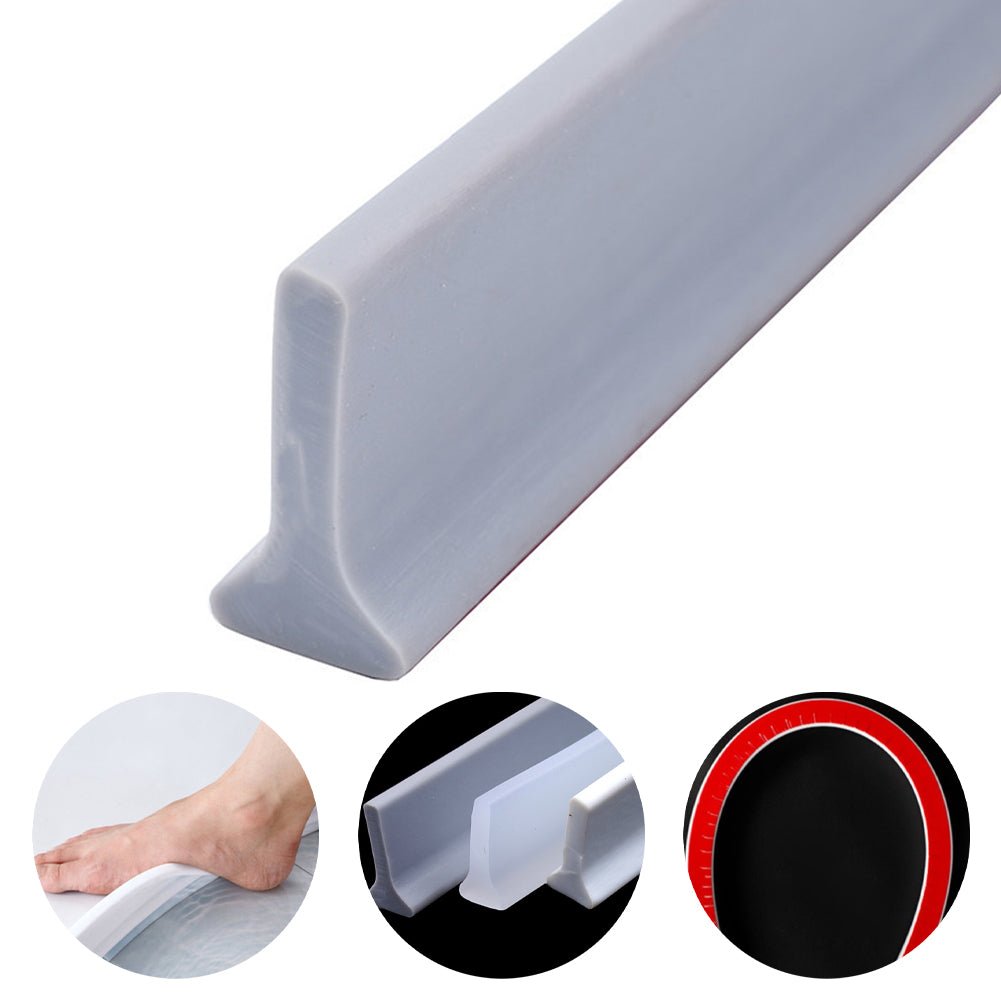 Bendable Water Barrier For Bathroom Wet And Dry