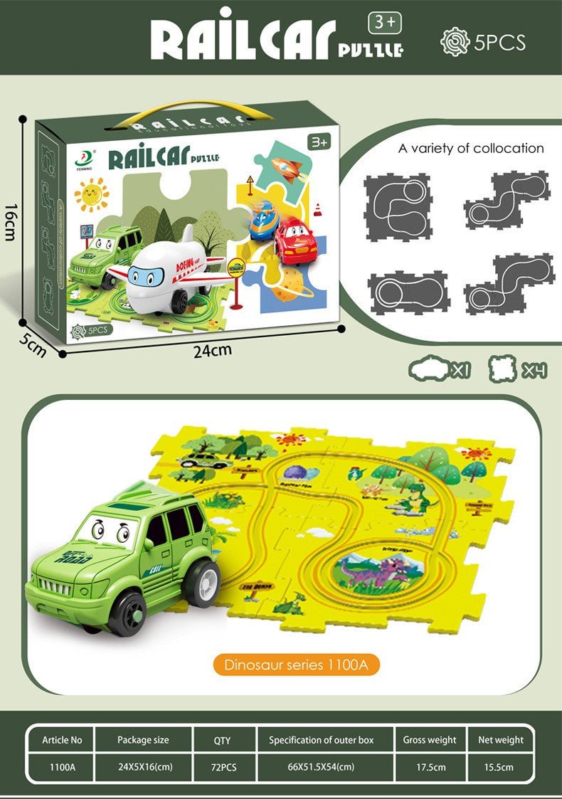 Rail Car Toy DIY Puzzle