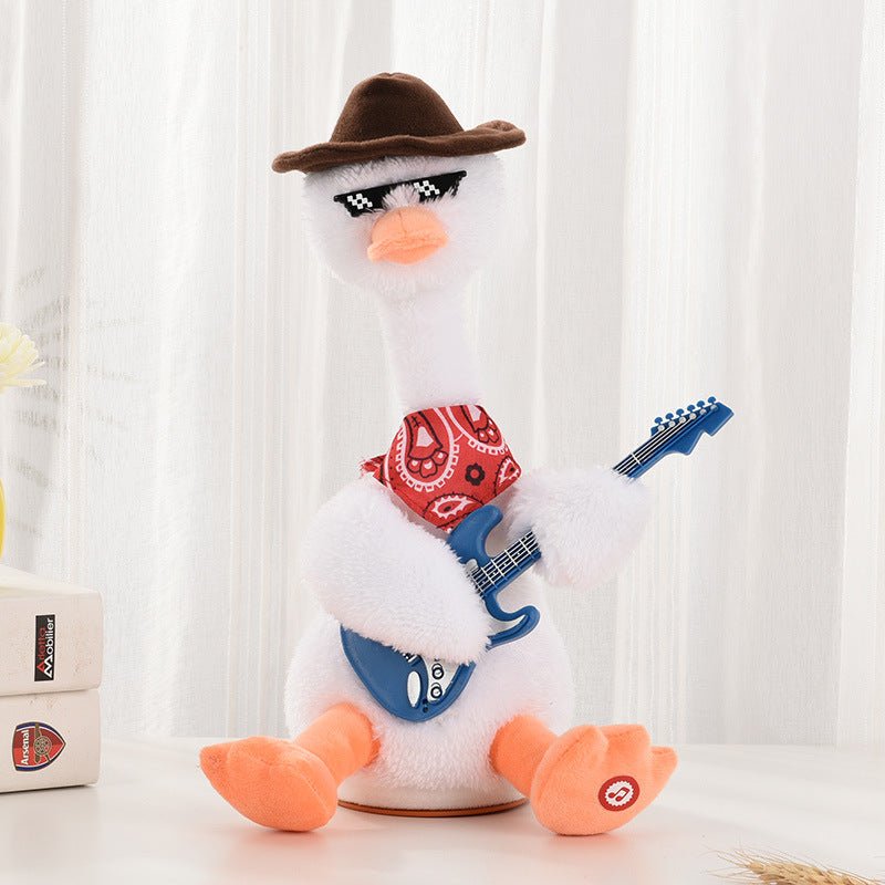 Plush Electric Toy Dancing Duck That Can Sing